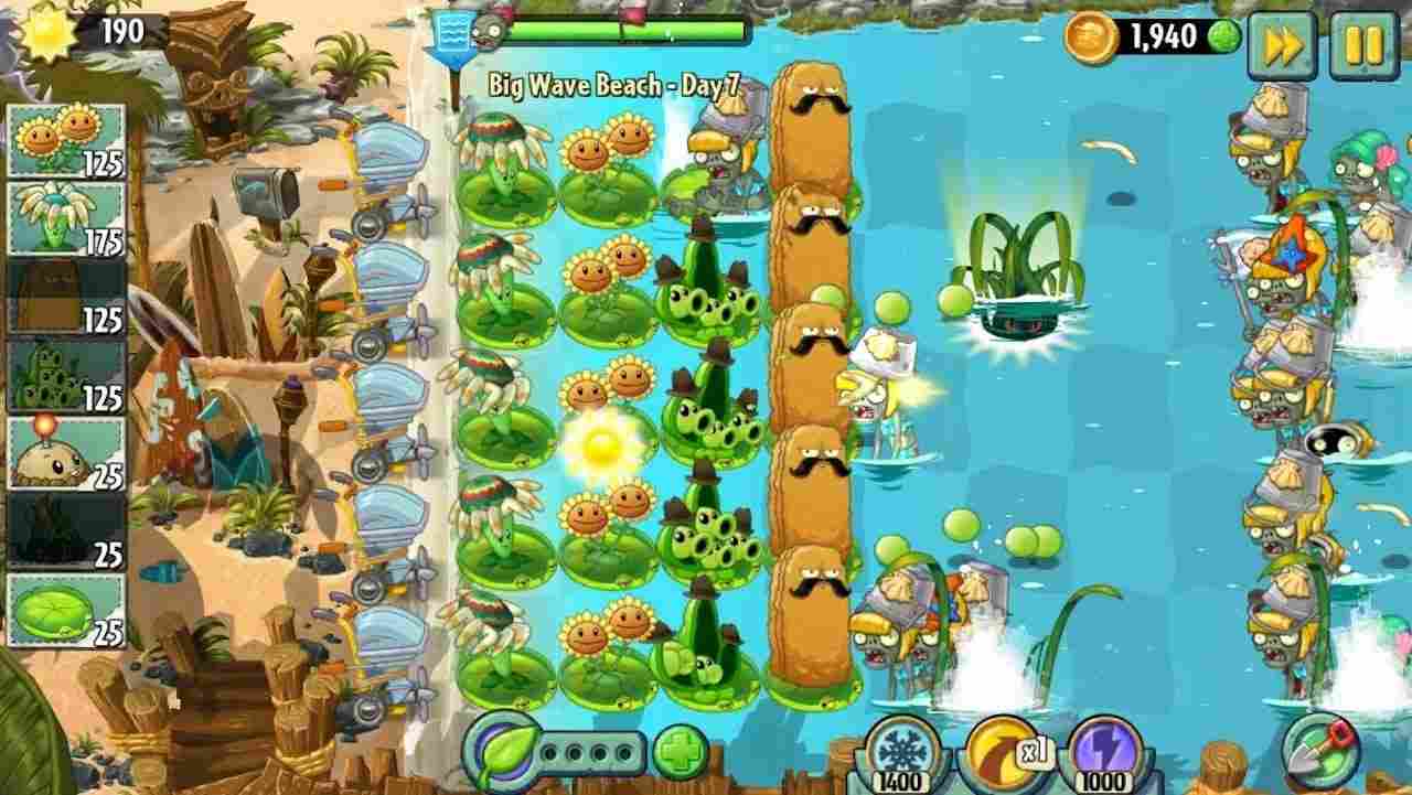 Game Plants vs Zombies 2 